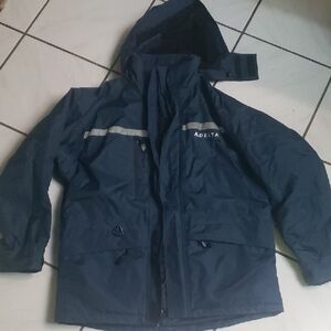 Brand new "Delta Airlines" winter dark blue hooded Jacket